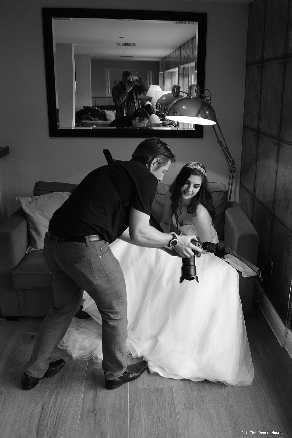 Behind The Scenes At Needham House Shoot